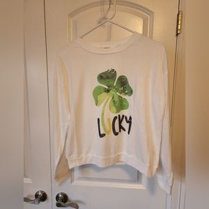 "Lucky" Shamrock Sweatshirt